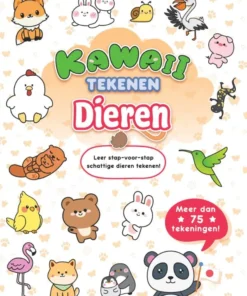 Kawaii tekenen dieren - Leer stap-voor-stap schattige dieren tekenen!