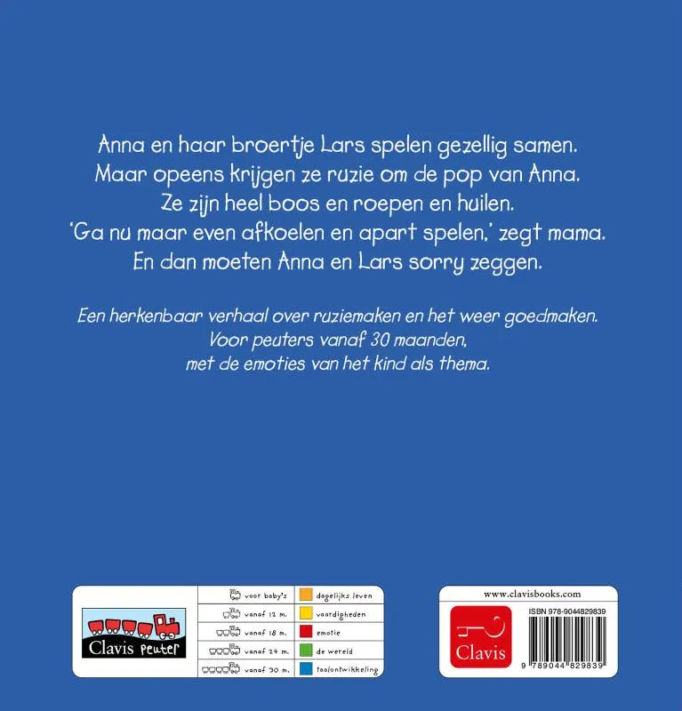 Anna maakt ruzie | 9789044829839 Anna maakt ruzie - Afbeelding 2