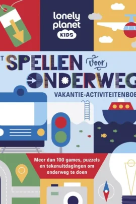 Het spellen voor onderweg vakantie-activiteitenboek