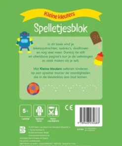 Alternative view of Spelletjesblok met viltstift 5+