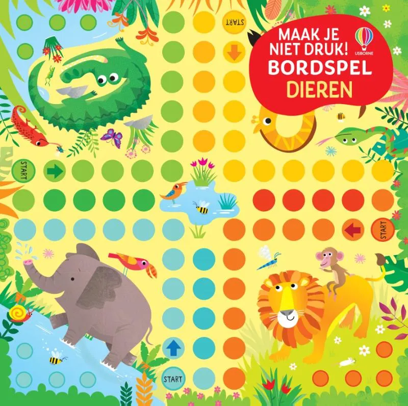 Maak je niet druk! Bordspel Dieren | 9781803705163 Maak je niet druk! Bordspel Dieren