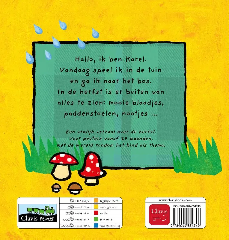 Karel in de herfst | 9789044854749 Karel in de herfst - Afbeelding 2