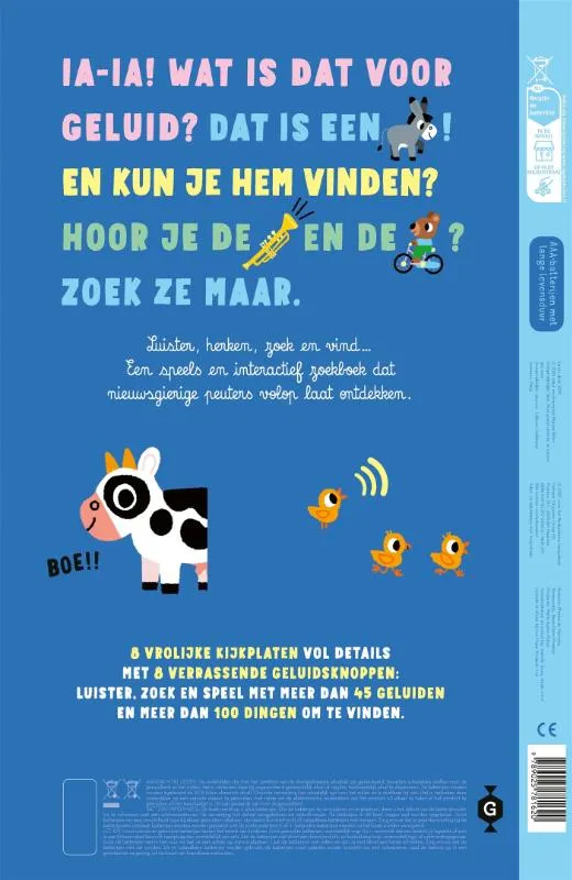 Mijn grote zoekboek met geluiden | 9789025781606 Mijn grote zoekboek met geluiden - Afbeelding 2