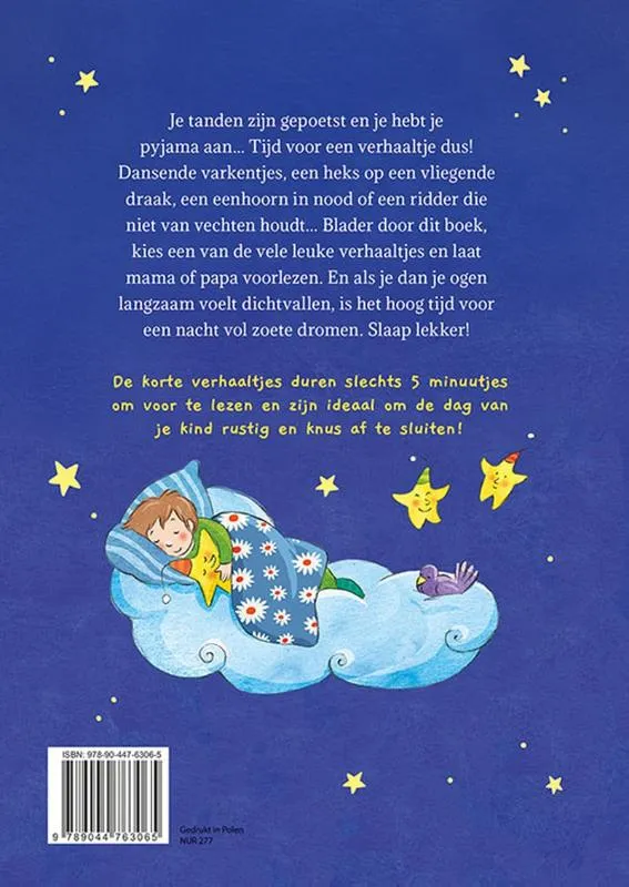 De allermooiste 5-minuutverhaaltjes voor het slapengaan | 9789044763065 De allermooiste 5-minuutverhaaltjes voor het slapengaan - Afbeelding 2