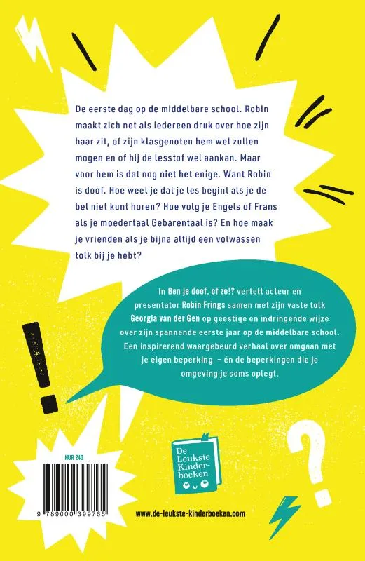 Ben je doof, of zo!? | 9789000399765 Ben je doof, of zo!? - Afbeelding 2