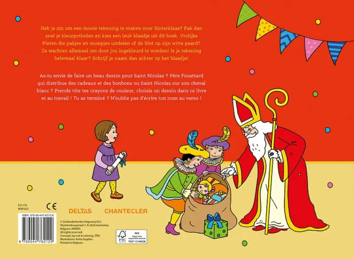 Sinterklaas Super Coloring / Saint-Nicolas Super Coloring - Afbeelding 2