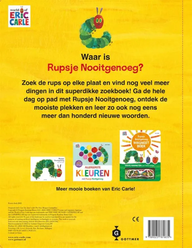 Het grote zoekboek van Rupsje Nooitgenoeg | 9789025781835 Het grote zoekboek van Rupsje Nooitgenoeg - Afbeelding 2