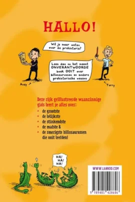 Het waanzinnige boek over de billosaurus en andere prehistorische wezens | 9789401428606 Het waanzinnige boek over de billosaurus en andere prehistorische wezens | 9789401428606