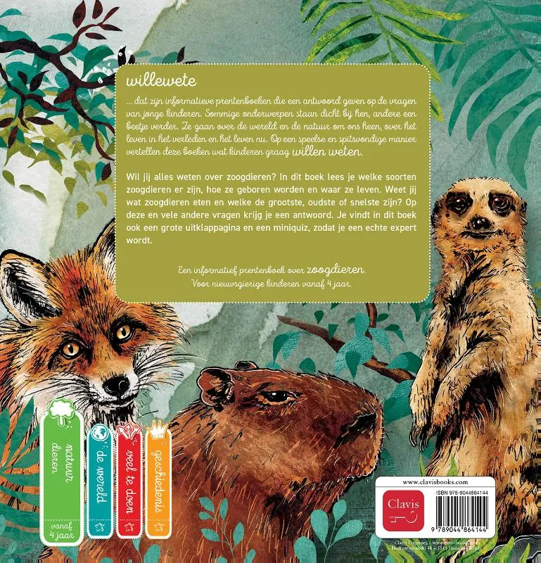 Zoogdieren | 9789044864144 Zoogdieren - Afbeelding 2