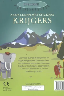 Aankleden met stickers-krijgers | 9781409565406