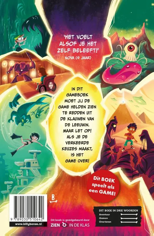 Game Helden tegen de monsters | 9789030510642 Game Helden tegen de monsters - Afbeelding 2