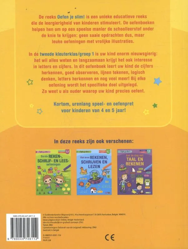 Allereerste stappen naar cijfers en letters (4-5 j.) | 9789044746112 Allereerste stappen naar cijfers en letters (4-5 j.) - Afbeelding 2