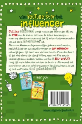 Collins geheime channel - van YouTube-ster tot influencer | 9789025114534 Collins geheime channel - van YouTube-ster tot influencer | 9789025114534