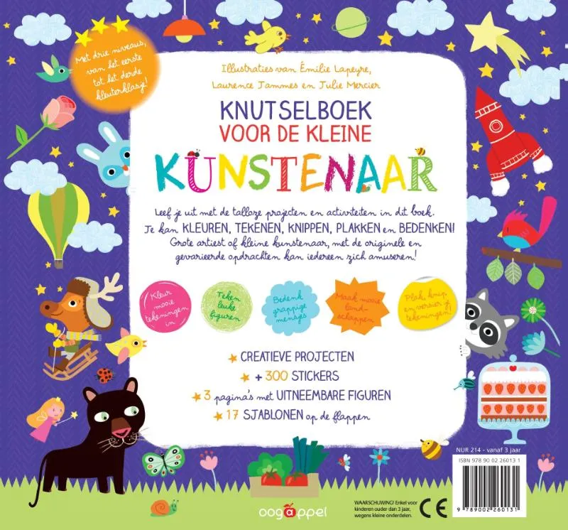 Knutselboek voor de kleine kunstenaar | 9789002260131 Knutselboek voor de kleine kunstenaar - Afbeelding 2