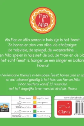 Fien en Milo. Feest in huis | 9789044831573