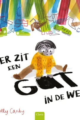 Er zit een gat in de weg