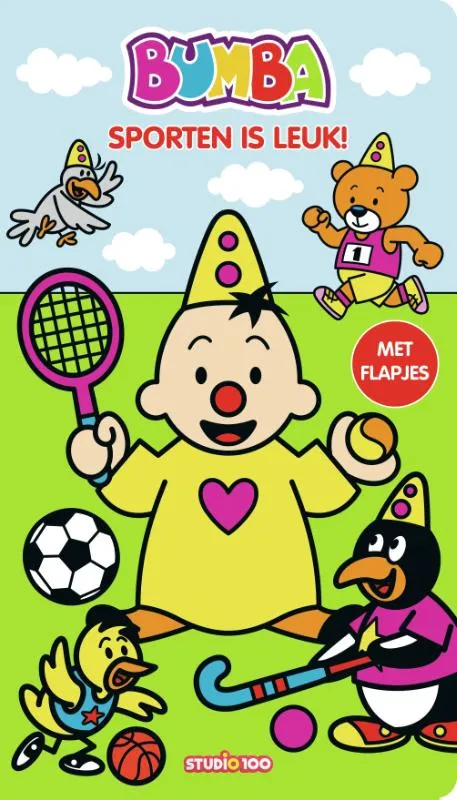 kartonboek met flapjes (lang) - Sporten is leuk! | 9789462775466 kartonboek met flapjes (lang) - Sporten is leuk!