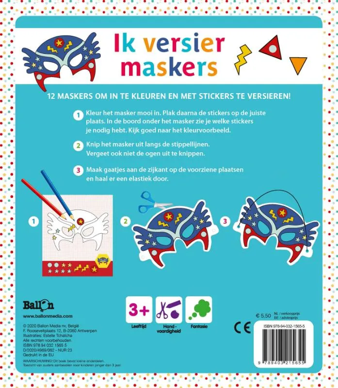 Ik versier maskers | 9789403215655 Ik versier maskers - Afbeelding 2