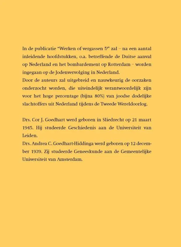 Werken of vergassen!? | 9789072188199 Werken of vergassen!? - Afbeelding 2