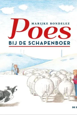 Poes bij de schapenboer