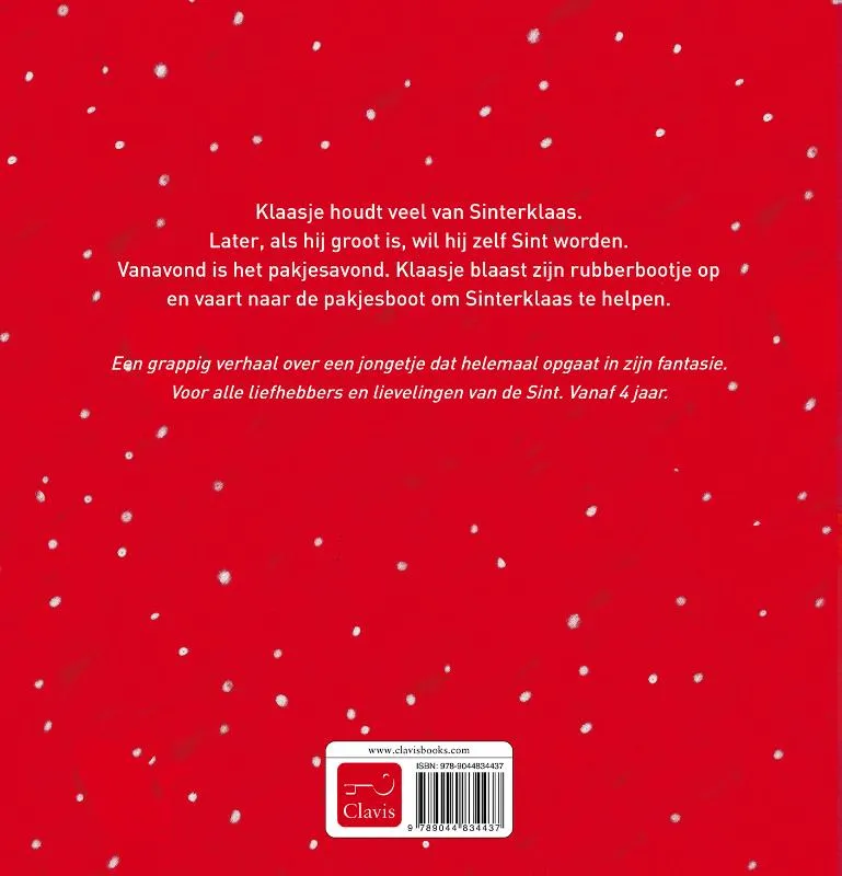 Klaasje Sinterklaasje en de pakjesboot | 9789044834437 Klaasje Sinterklaasje en de pakjesboot - Afbeelding 2