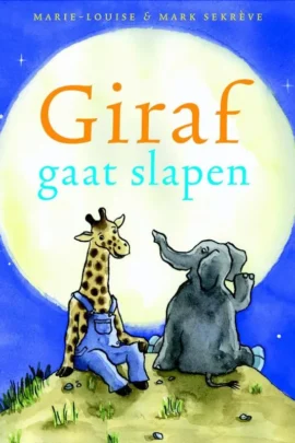 Giraf gaat slapen