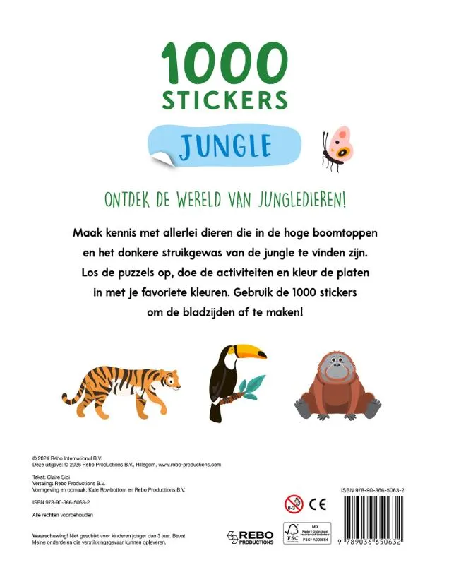 1000 stickers | 9789036650632 1000 stickers - Afbeelding 2