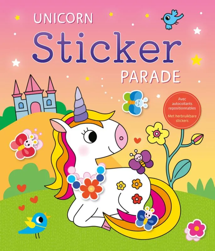 Unicorn Sticker Parade | 9789044766196 Unicorn Sticker Parade