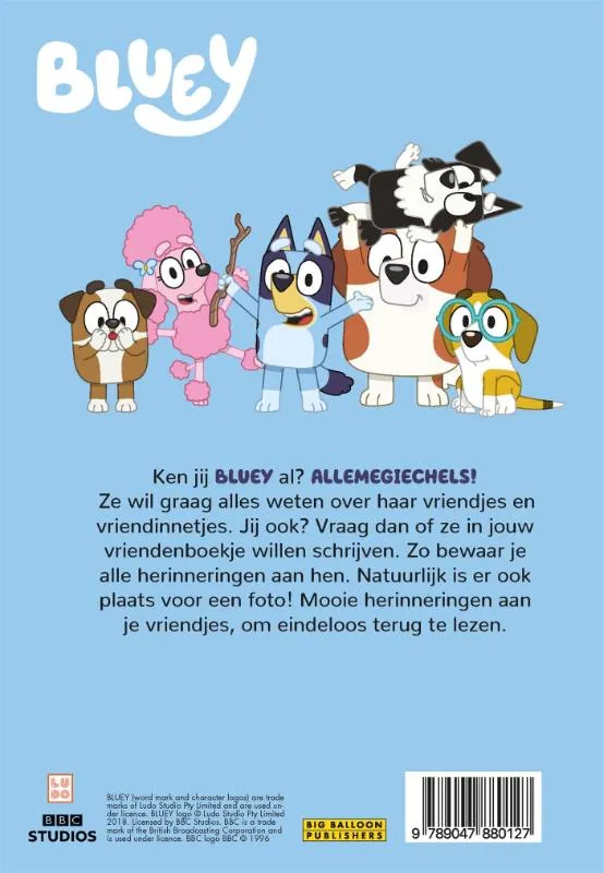 Bluey's vriendenboek | 9789047880127 Bluey's vriendenboek - Afbeelding 2