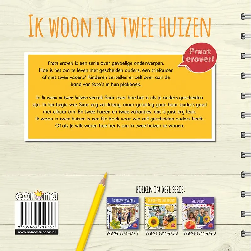 Ik woon in twee huizen | 9789463414753 Ik woon in twee huizen - Afbeelding 2