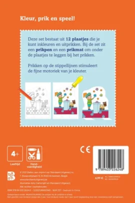 Alternative view of Kleur- en prikblok Sinterklaas