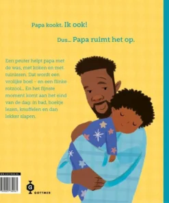 Alternative view of Papa ruimt het op