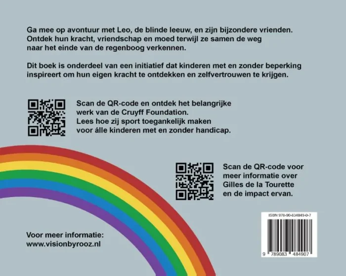 Leo, de blinde leeuw en de zoektocht naar het einde van de regenboog! - Afbeelding 2
