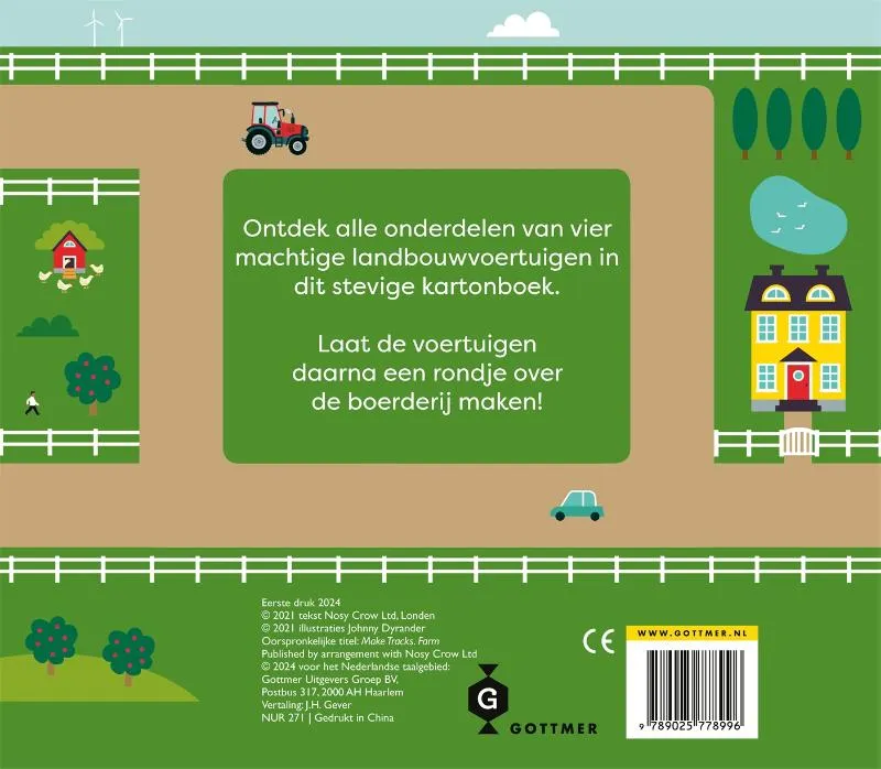 Een rondje met de tractor | 9789025778996 Een rondje met de tractor - Afbeelding 2