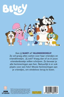Alternative view of Bluey's vriendenboek