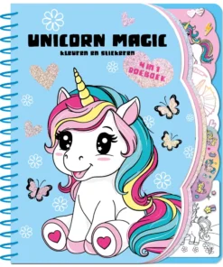 Unicorn magic - Kleuren en stickeren