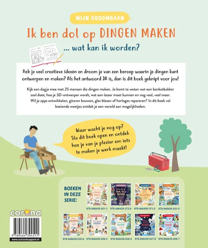 Ik ben dol op dingen maken … wat kan ik worden? | 9789464394511 Ik ben dol op dingen maken … wat kan ik worden? - Afbeelding 2