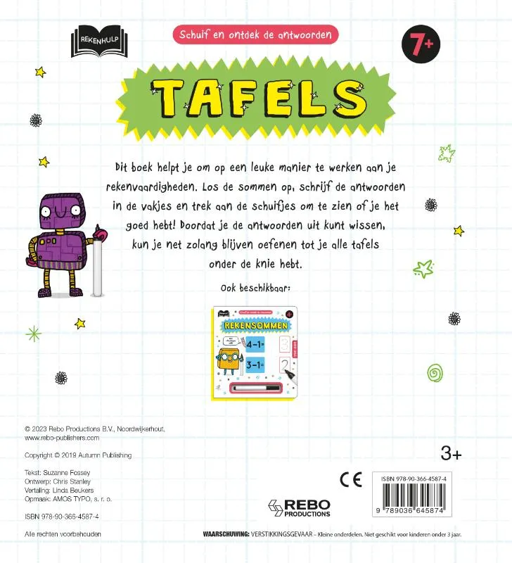 Tafels 7+ | 9789036645874 Tafels 7+ - Afbeelding 2