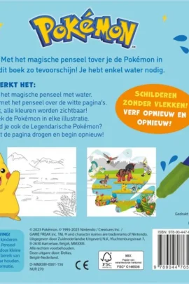 Pokémon Schilderen met water (groen) | 9789044765823