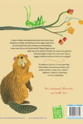 Alternative view of De eekhoorn legt een ei