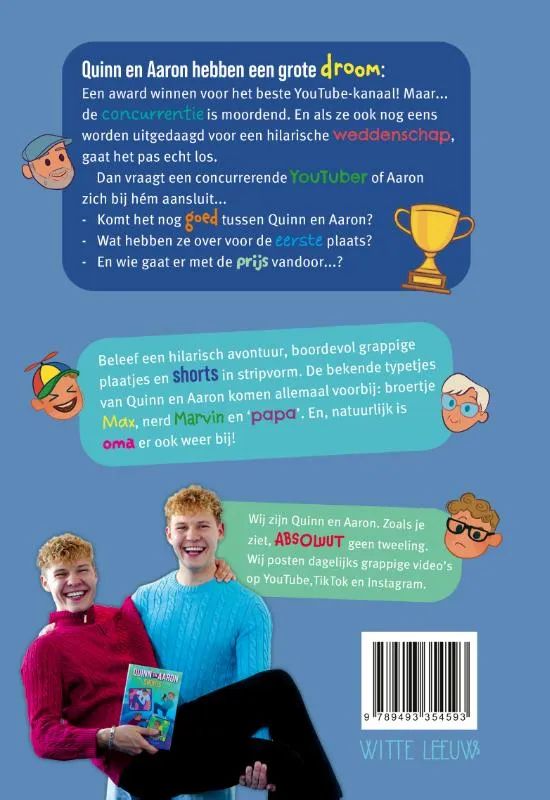 Quinn en Aaron shorts | 9789493354593 Quinn en Aaron shorts - Afbeelding 2