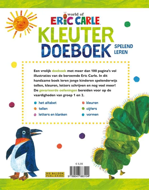 De wereld van Eric Carle kleuterdoeboek | 9789047883104 De wereld van Eric Carle kleuterdoeboek - Afbeelding 2