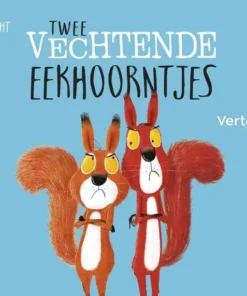 Twee vechtende eekhoorntjes