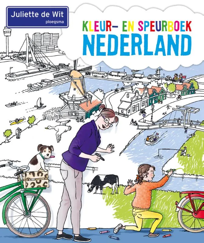 Kleur- en speurboek Nederland | 9789021677750 Kleur- en speurboek Nederland