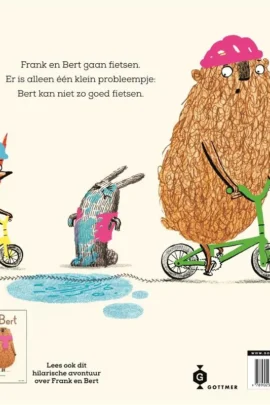 Alternative view of Frank en Bert op de fiets