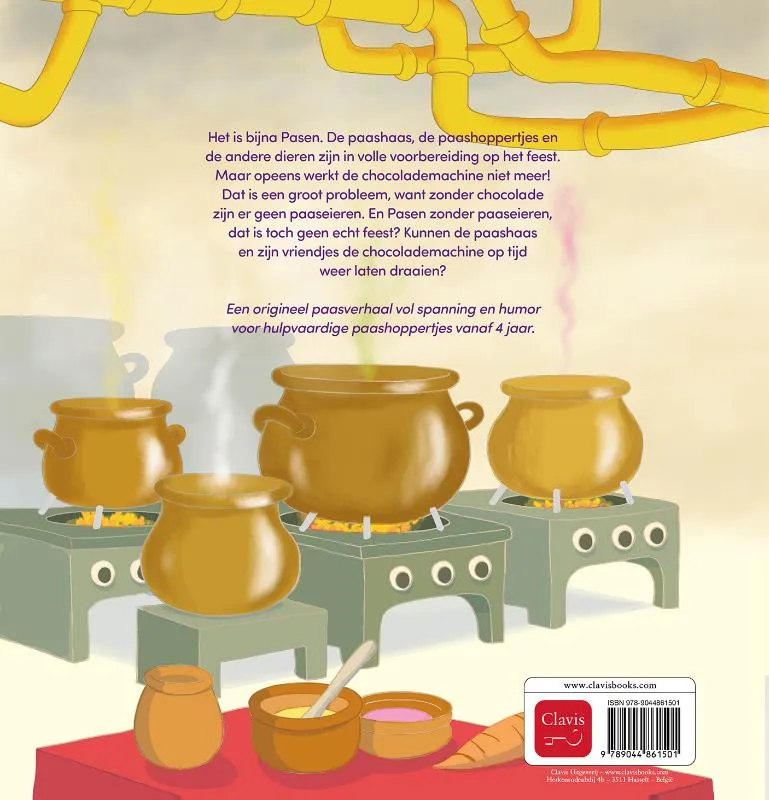 De paashoppertjes en de chocolademachine | 9789044861501 De paashoppertjes en de chocolademachine - Afbeelding 2