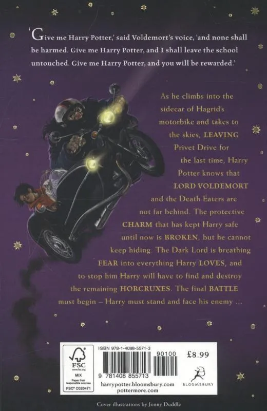 Harry Potter and the Deathly Hallows | 9781408855713 Harry Potter and the Deathly Hallows - Afbeelding 2