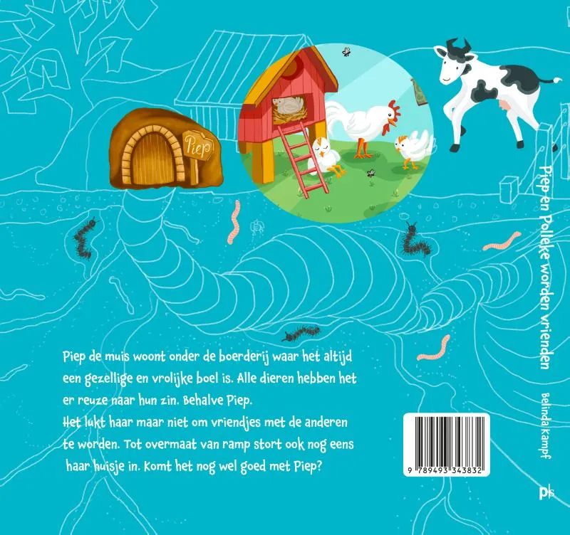 Piep en Polleke worden vrienden | 9789493343832 Piep en Polleke worden vrienden - Afbeelding 2