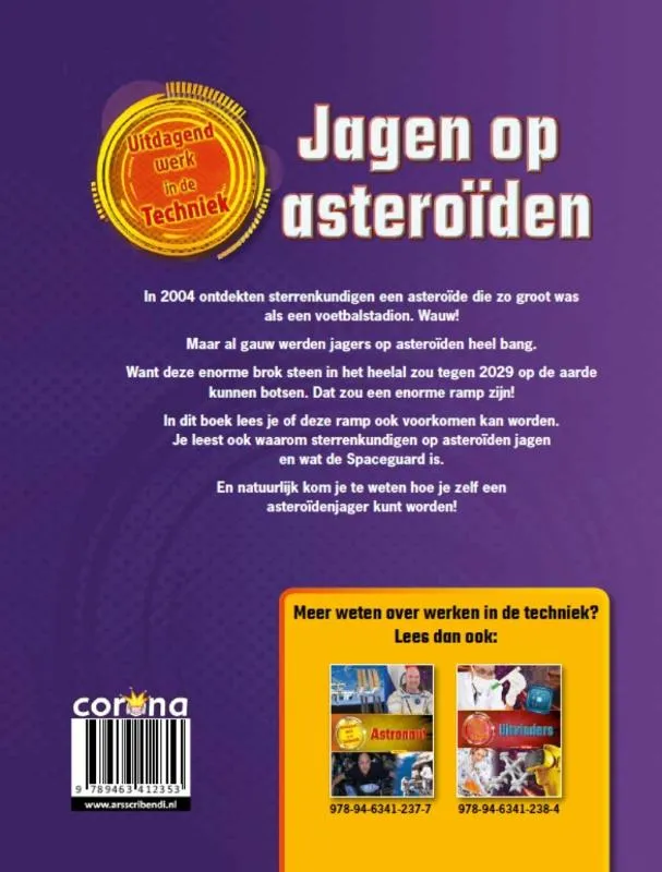 Jagen op Asteroïden | 9789463412353 Jagen op Asteroïden - Afbeelding 2