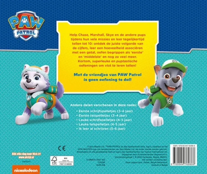 PAW Patrol Ik leer al tellen (5-6 j.) - Afbeelding 2